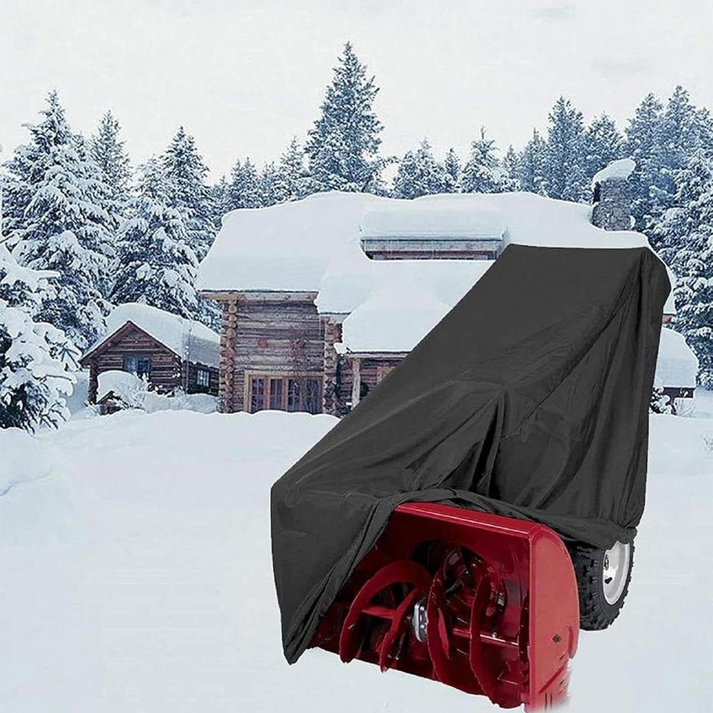 Snow Blower Cover Non-Slip Heavy Duty Oxford Cloth Snow Thrower Protective Cover For Yards Gardens Lawn Party Outdoor Courtyards