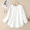 ZANZEA Women Casual Round Neck Solid Color Long Sleeve Loose Blouse