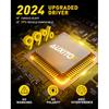 AUXITO H3 LED Bulb Yellow 3000K, 16,000LM 600% Super Brighter, 10 Years Lifespan, 1:1 Size Plug-n-Play, 100% Perfect Tallation, H3 LED Fog Lighr Bulb