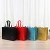 Reusable Non-woven Fabric Shopping Bag Solid Color Gift Packing Bag  for Home