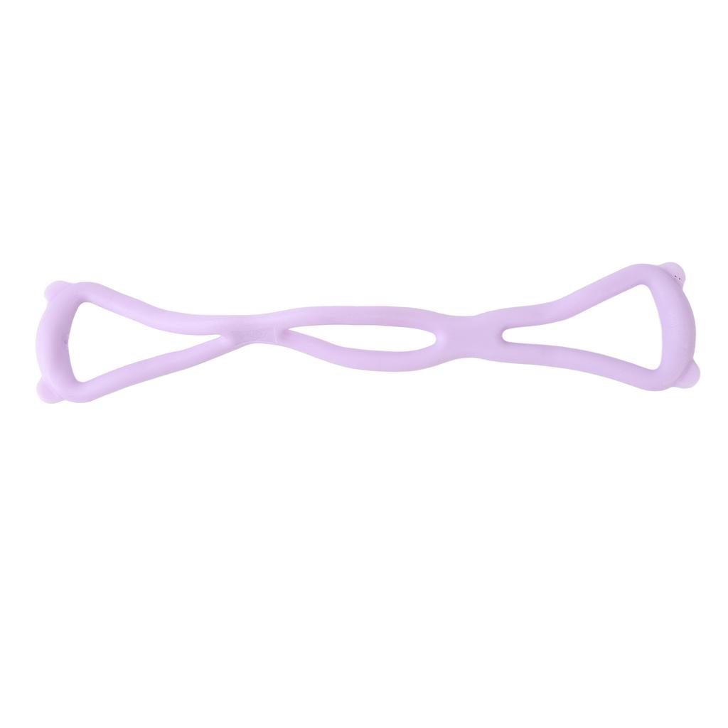 3pcs Figure 8 Resistance Exercise Band Open Shoulder Tension Fitness Stretch Arm Back Training Elastic Ropes Purple