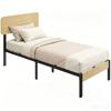 Bed Frame 90 X 200 Cm with Headboard, Platform Bed, Single Bed with Under-Bed Storage