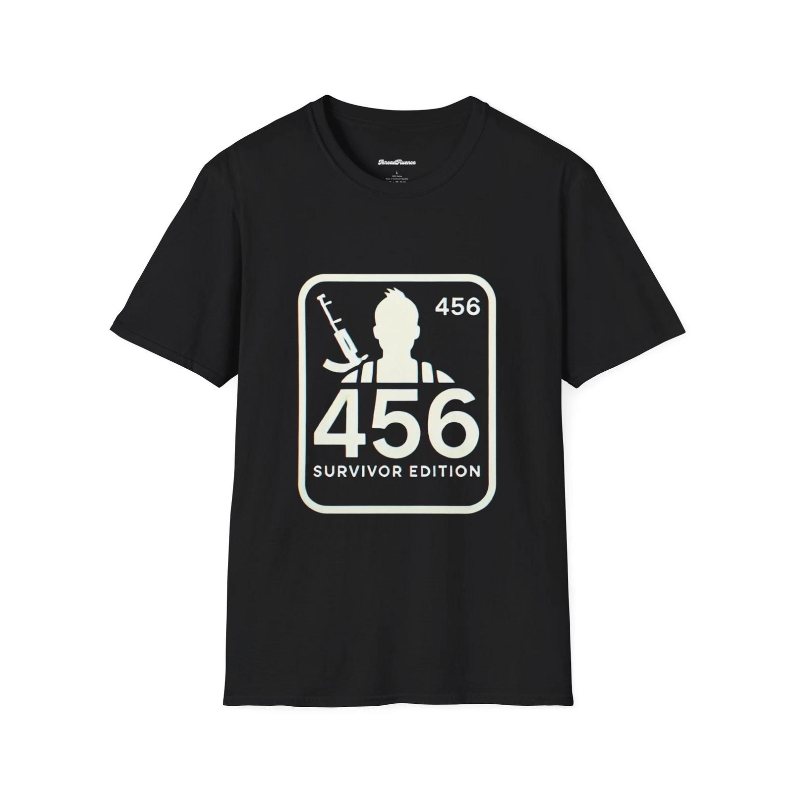 Player 456 Survivor Edition T-Shirt, Korean Drama Tee 3XL
