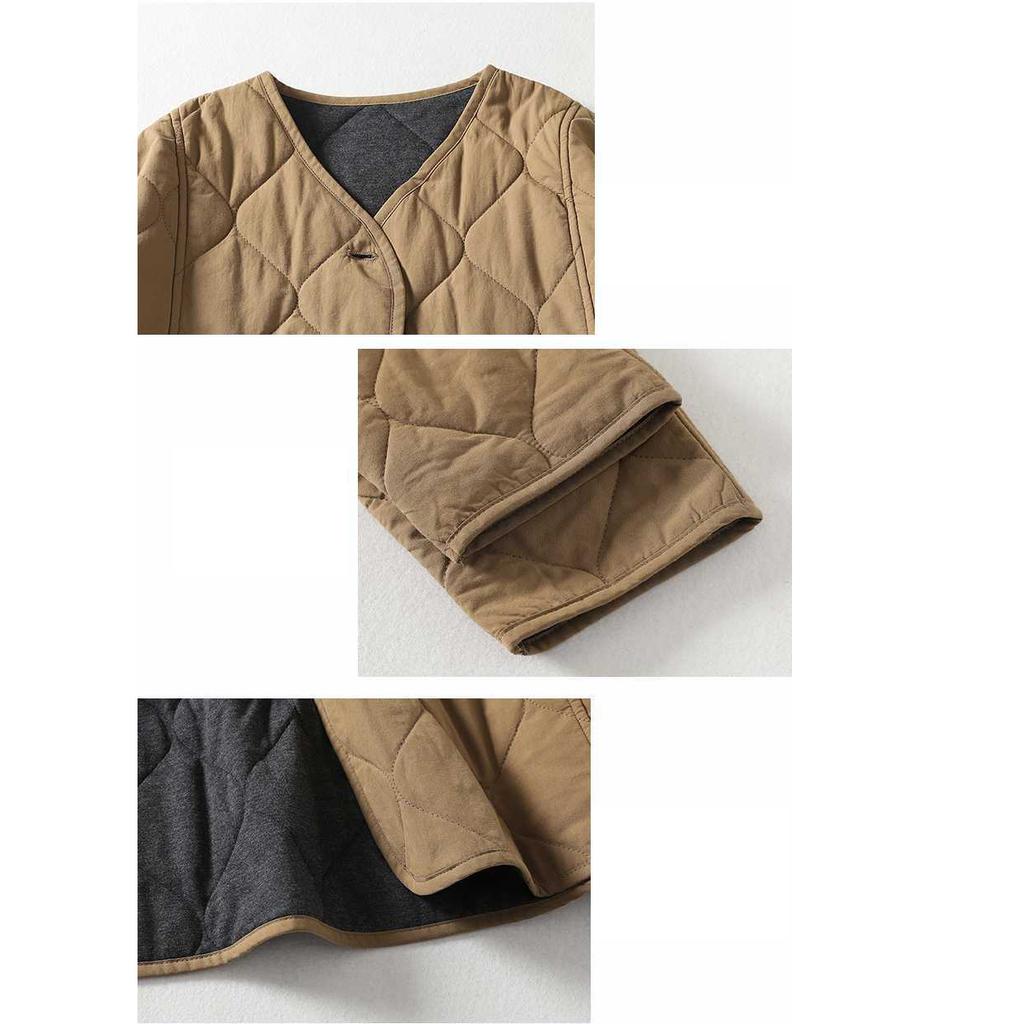 Autumn Winter Ladies Coat Loose Fitting Warm Female Jacket Women's Retro  Parka Temperament Versatile Down Cotton Jacket