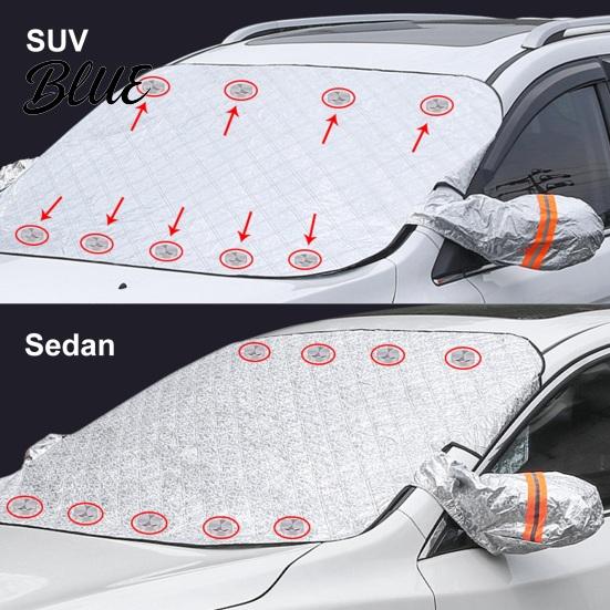 Snow Cover For Easy Storage Sun-resistant Anti-Frost with Magnets Car Windshield Foldable Universal Auto SUV