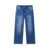 NVG YOUNG Men's Spring/Summer Loose Wide-Leg Denim Jeans