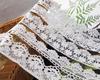 Sempiterno 5-Style Trendy White Mini Floral Lace Fabric Milk Silk Hair Ornament Embroidery Lace Thread Approx. 1m Wedding Home Textile DIY Decoration