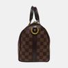[Pre-Owned] Speedy 25 Checkered Strap Pillow Bag Coated Canvas Shoulder Tote - Very Good #15FF7C6