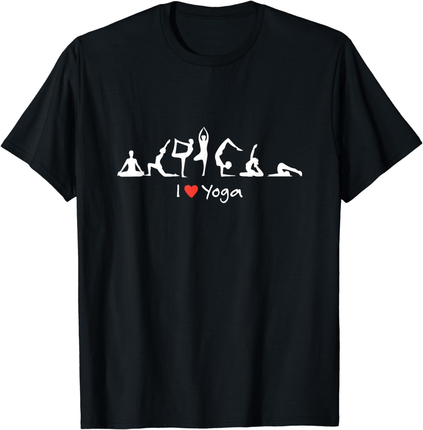 Cute and Fun Women s Graphic T-shirt, Yoga Sports Top Retro T-shirt I Love T-shirt, Streetwear.Summer Graphic T Shirts Y2K ... S разноцветный