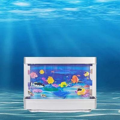 Waterproof Simulation Ornamental Fish Lamp With Switch Aquarium Decorative Night Light  Dormitory