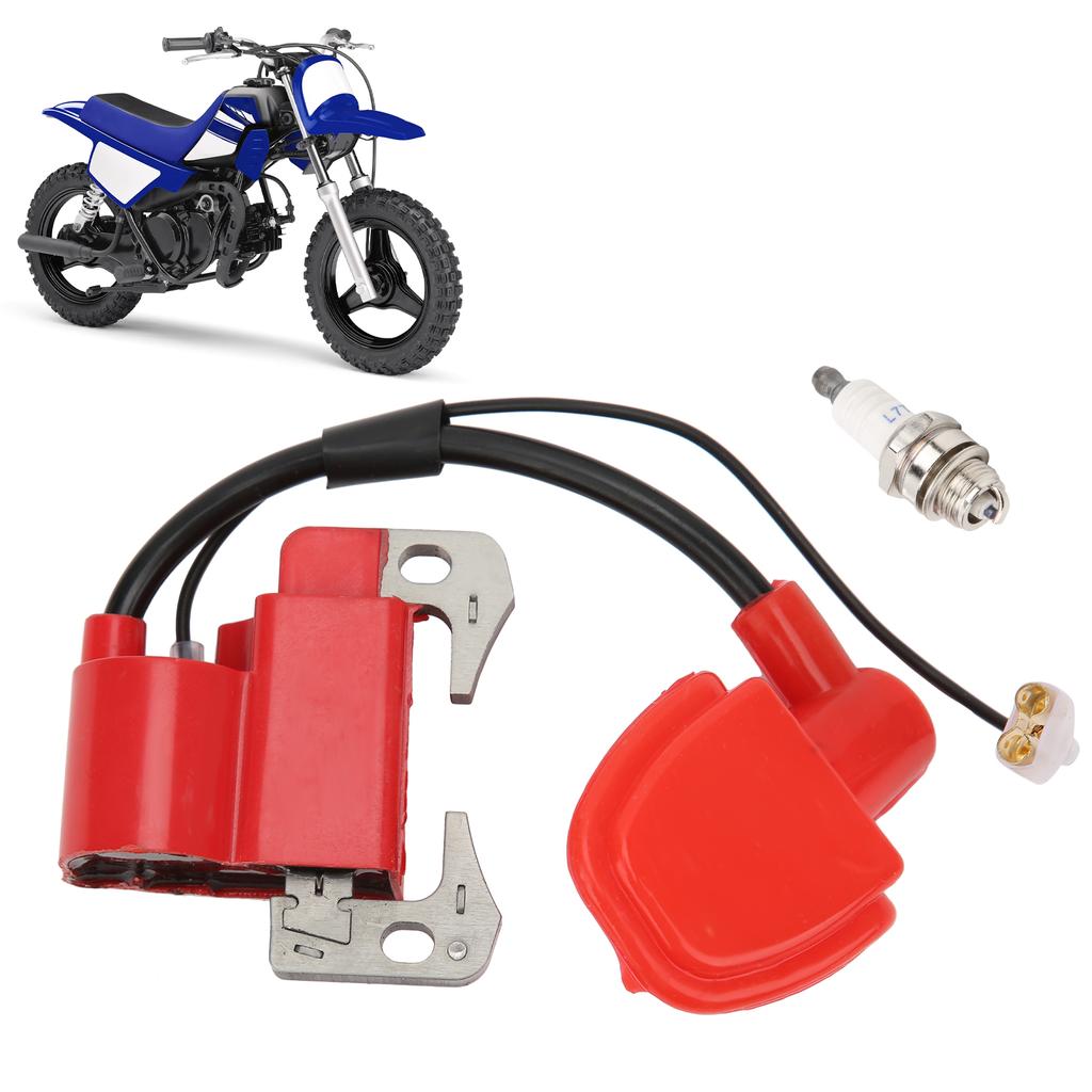 52mm Ignition Coil L7T Plug Kit Upgrading for 2 Stroke 47 49 ATV Bike Go Kart