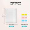 36x Scrapbook-Papier-Aufbewahrungs-Organizer, Beutel, Tragbar, Praktisch, Vielseitig, Halb