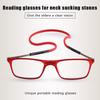 New Folding Neck Hanging Presbyopia Glasses Hd Resin Fashion Magic Magnet Presbyopia Glasses Presbyopic Eyeglasses