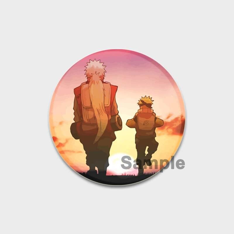 58MM 58mm Anime Figur Pins Cosplay Tegneserie Blikkmerker Manga Perifer mote Smykker Tilbehør Vifter Gaver Klesveske Dekor