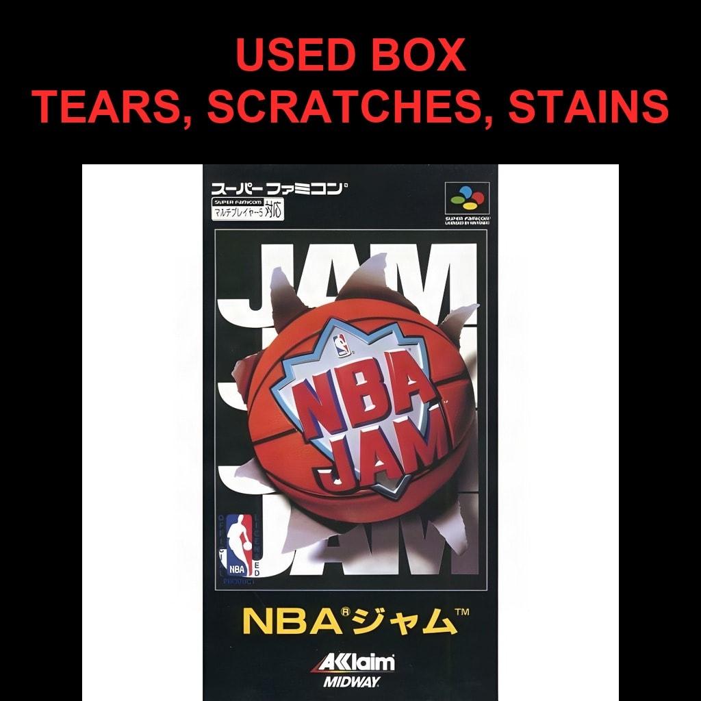 Used NBA Jam SFC SNES Super Famicom SHVC-8N Tested Working Nintendo Sports Acclaim Japan NTSC-J Super Nintendo Cartridge