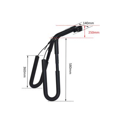 Bicycle Surfboard Racks Bicycle Surfboard Hanger Wall Mount Surfboard Rack Set (Orange)