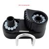 Dual Nylon Strap Guide with Ball Bearing Rope Clamp for Pilates and Fitness