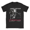 Summer James Arthur World Tour Trending T Shirts 100 Cotton Tee Shirt for Unisex Women Y2K Retro Big Size Short Sleeve Clothing