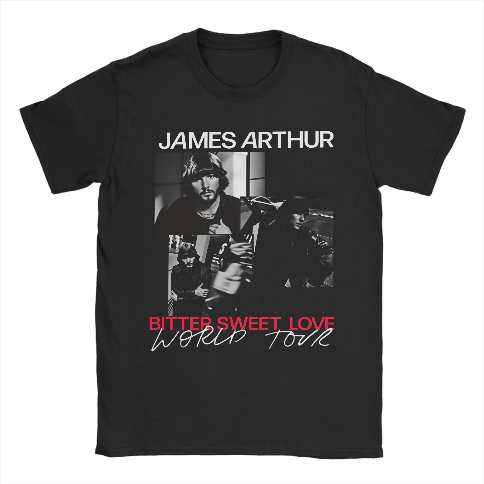

Summer James Arthur World Tour Trending T Shirts Cotton Tee Shirt for Men Women Y2K Retro Big Size Short Sleeve Clothing S