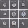 8Pcs New Anti-slip Table Chair Leg Caps Wear-resistant Transparent Floor Protector Pads Thickened PVC Mute Solid Feet Covers