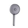 Black Universal Five-Speed Air-Boost Shower Head For Bathroom