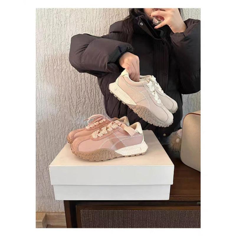Thick Bottom Lace-up Within The Increase Matching Color Fashion All Comfortable Non-slip Breathable Sports Casual Women's Shoes