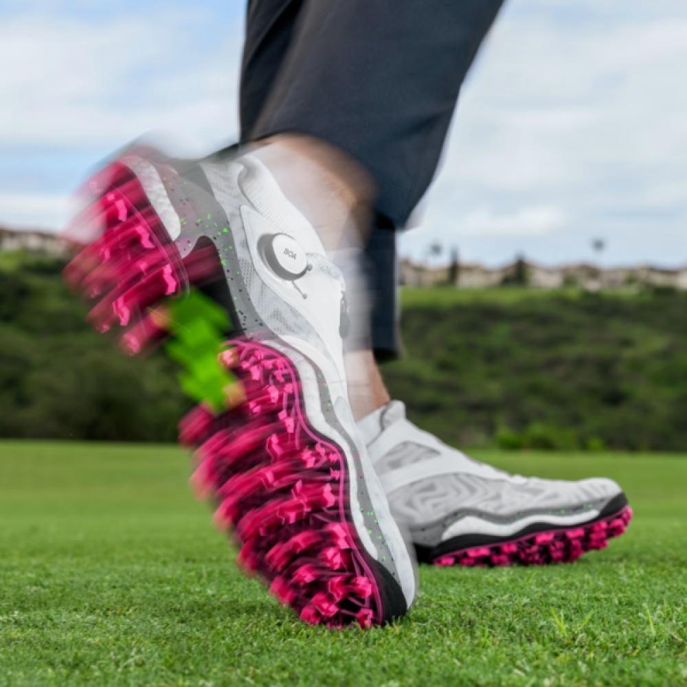 AdidaS Golf AdidaS Men S Golf ShoeS Gray Pink Code chaoS Ig8751
