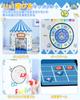 Skirfy Kids Tent Toy Skirfy Tent Dart Game Adhesive Ball Game Sandbag Throwing Game Indoor Tent Foldable 4in1 How To Play Secret Base Storage Bag