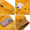 SemiAugust Outerwear Flight Jacket Blouson Patch Military Jacket Nylon Jumper Spring Clothes yellowM Men's MA-1 M-A-One