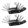 2PCS 16-in-1 Mountain Bike Repair Kit Multifunctional Tool Cycling Repair Tool  Outdoor Riding