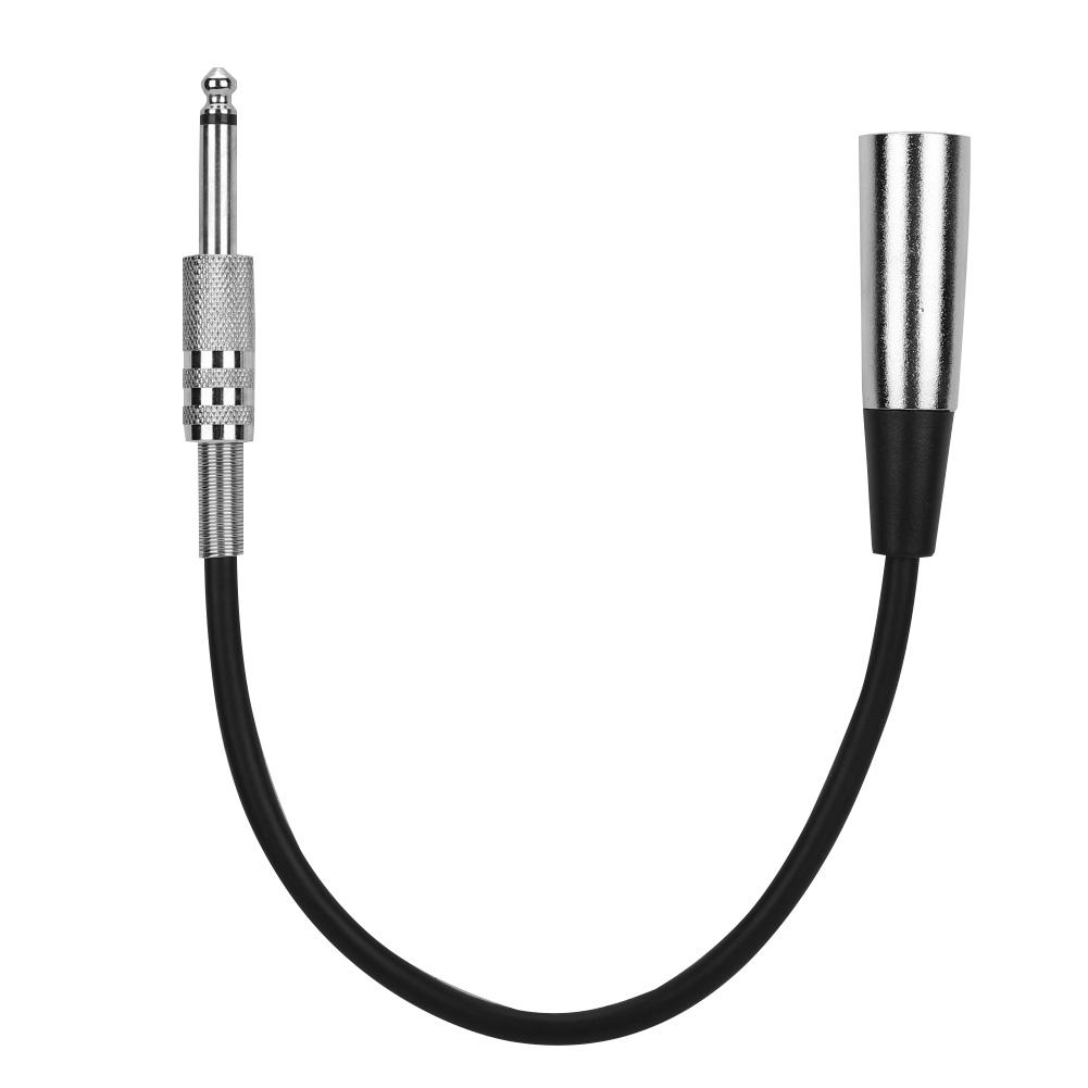 

6.35mm Male to XLR Female Plug o Cable for Microphone Recorder Electric Guitar