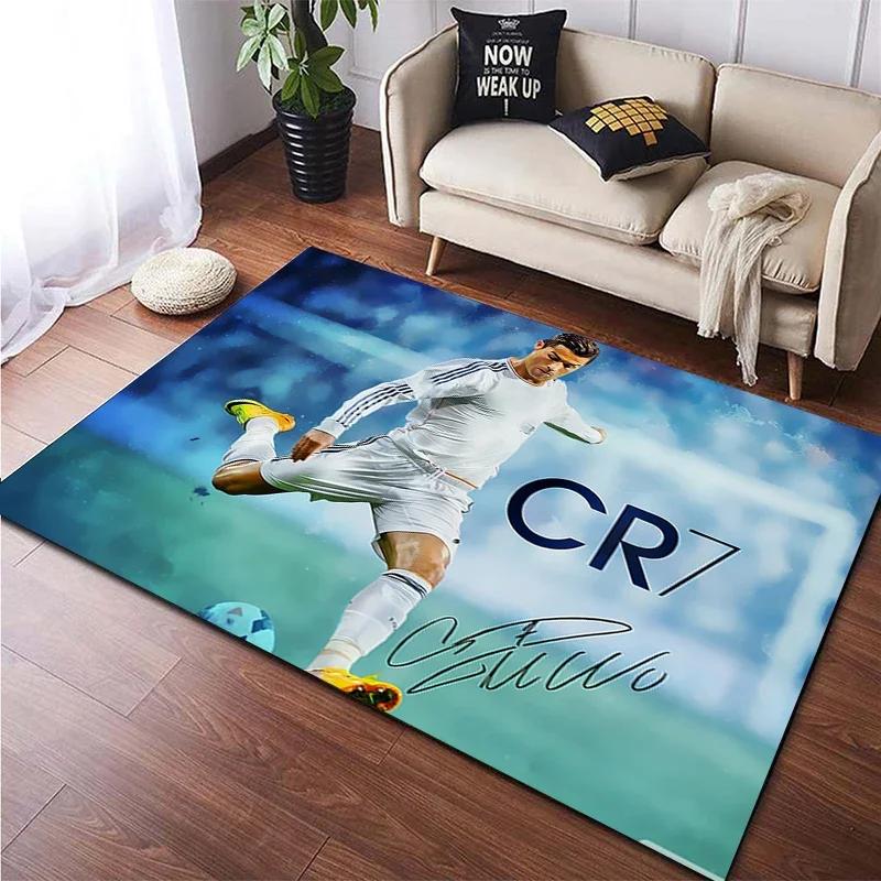 Football Star Carpet for Children,Living Room Bedroom Floor Mat Kitchen Mat Children's Bedroom Mat,bedroom Decor,Anime Rug,