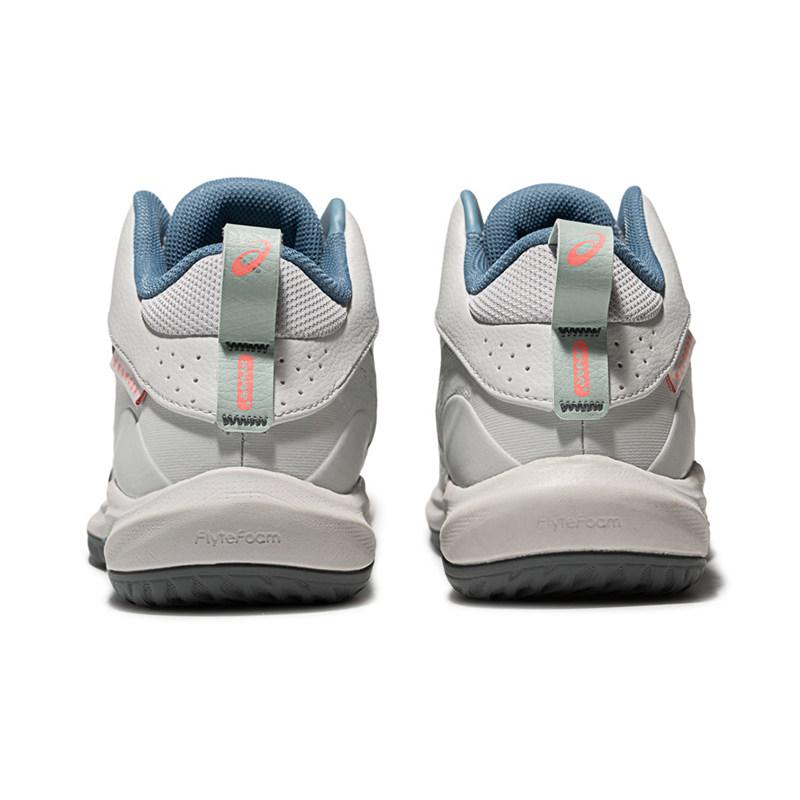 Asics Gelhoop V17 Cushioning Mid-Top Basketball Shoes Men Sneakers Gray Blue 1063A101-020