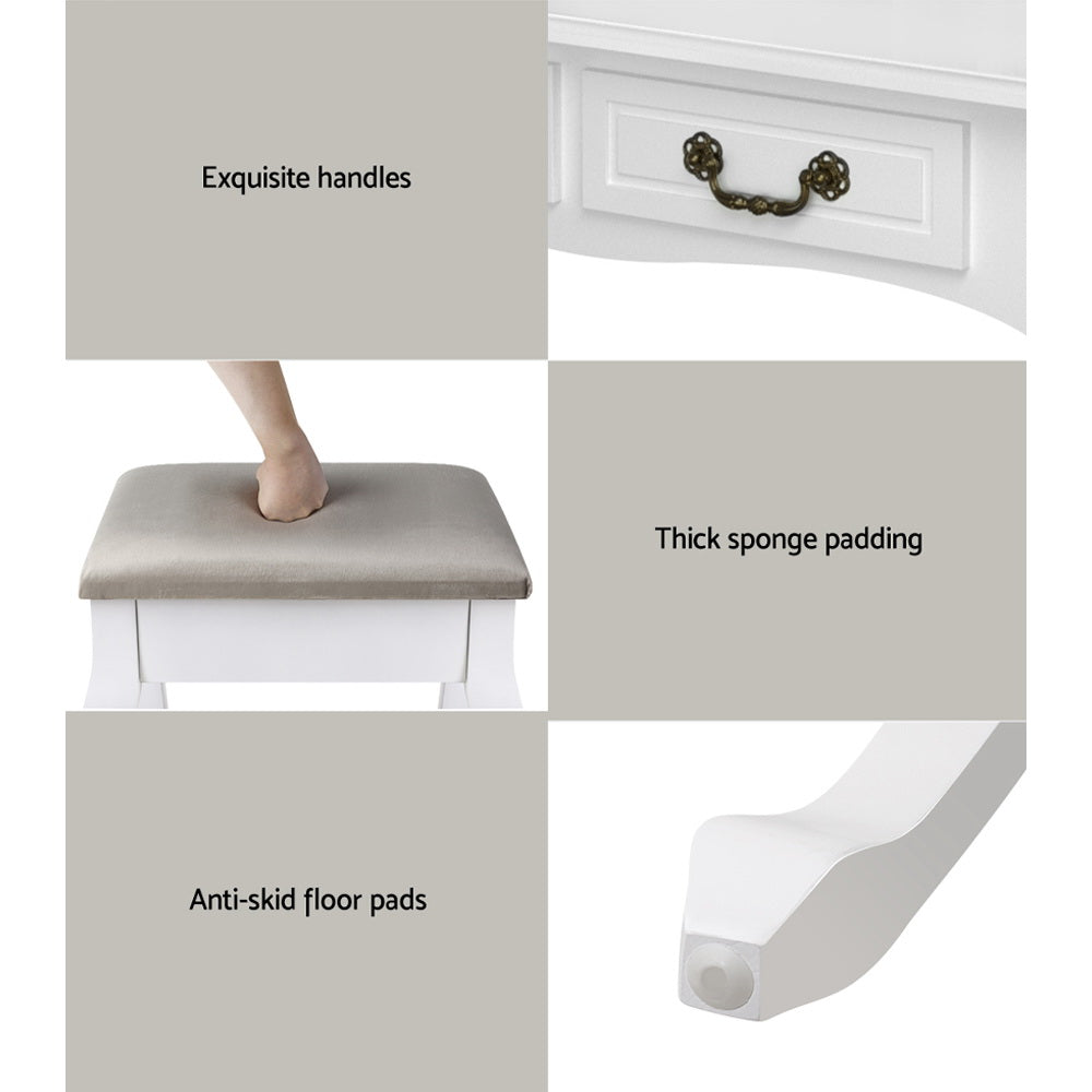 Dressing Tables Artiss Dressing Table With Mirror White