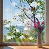 Creative Little Fish Laser Colorful Home Beautification and Decoration Glass Doors and Windows Static Window Stickers
