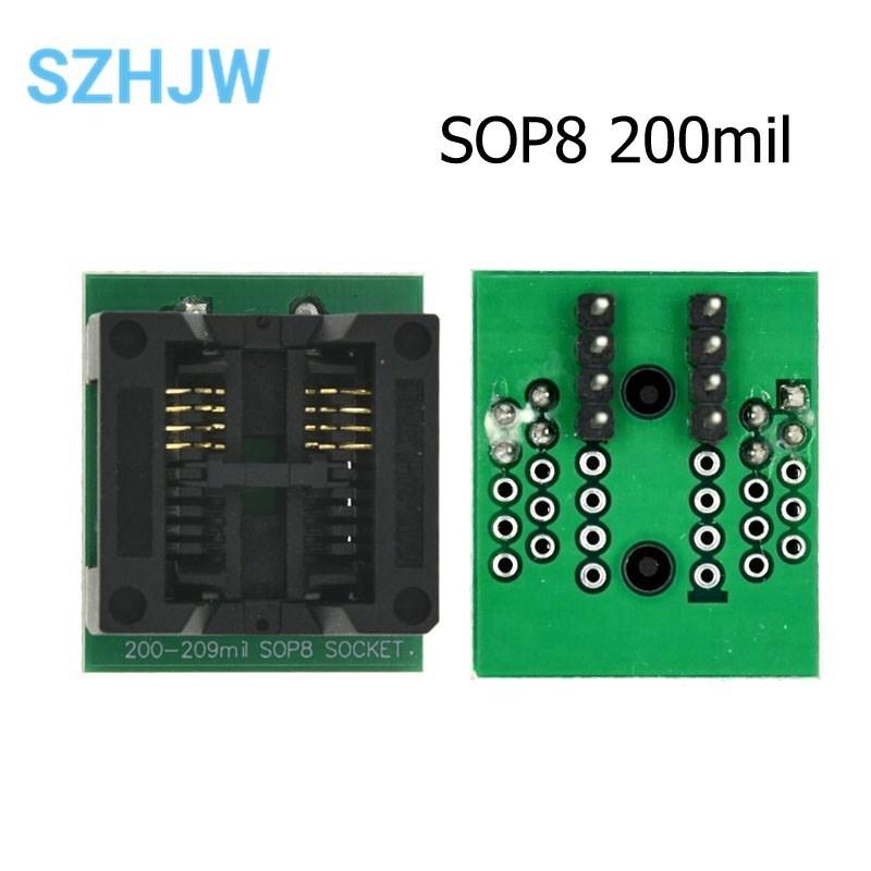 Burning Socket SOP8/14/16/18/20/24/28 To DIP 150/200/208/300 Mil Wide Narrow Chip Programmer Adapter IC Conversion Test Socket