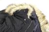 POLO RALPH LAUREN Fur Hooded Down Size 0101985 Men's N-3B Jacket, L, Black,