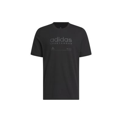 Lounge Logo Print Rundhals Kurzarm T-Shirt Herren Oberteile Schwarz H49669