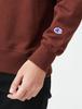 Long Round One Point Crew Neck M [Champion] Sweatshirt, Sleeve, Neck, Logo, Sweatshirt, C3-W001, Men's, Brown,