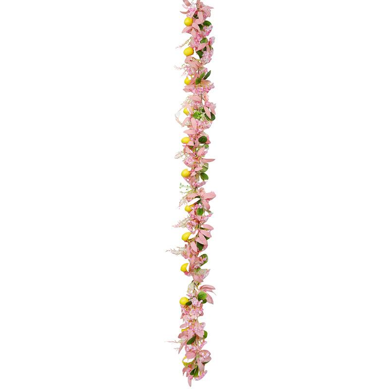 Simulation Spring Vine Cherry Blossom Vine Home Decoration Vine Lemon Fruit Simulation Plant Decoration Simulation Vine