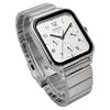 CASIO Standard Round Rectangle 24-Hour Display Multi-Function Analog Mens Watch MTP-M306D-7AV Silver Overseas Model