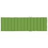 Sun Lounger Cushion Melange Green 200x60x4 Cm Fabric