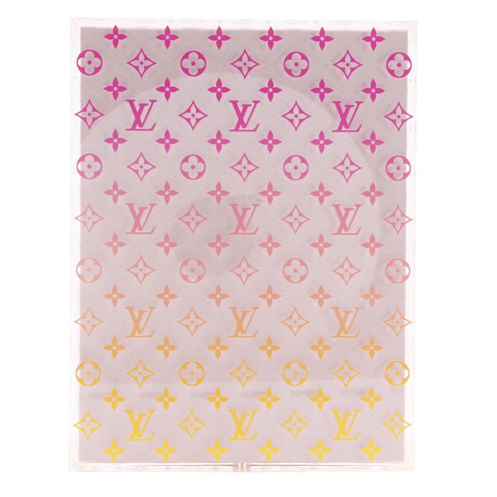 Louis Vuitton Sunglasses Case Other Accessories Monogram Gradient Collector's Box Pink Acrylic _ Used