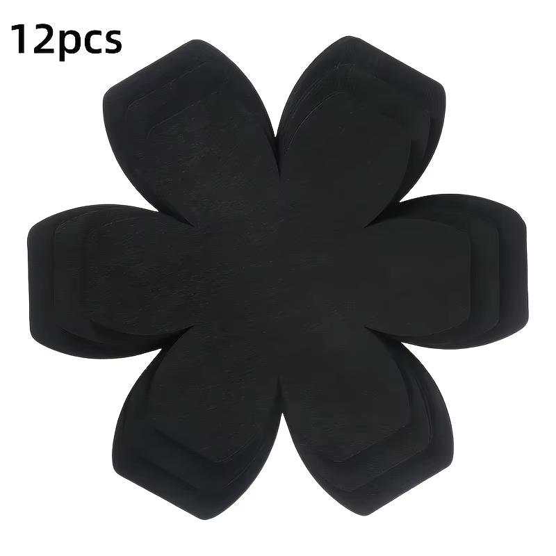 12Pcs Felt Pot Pan Protecetors Anti Scratch Non-Stick Divider Pads Pan Bottom Heat Insulation Protect Kitchen Cookware tools