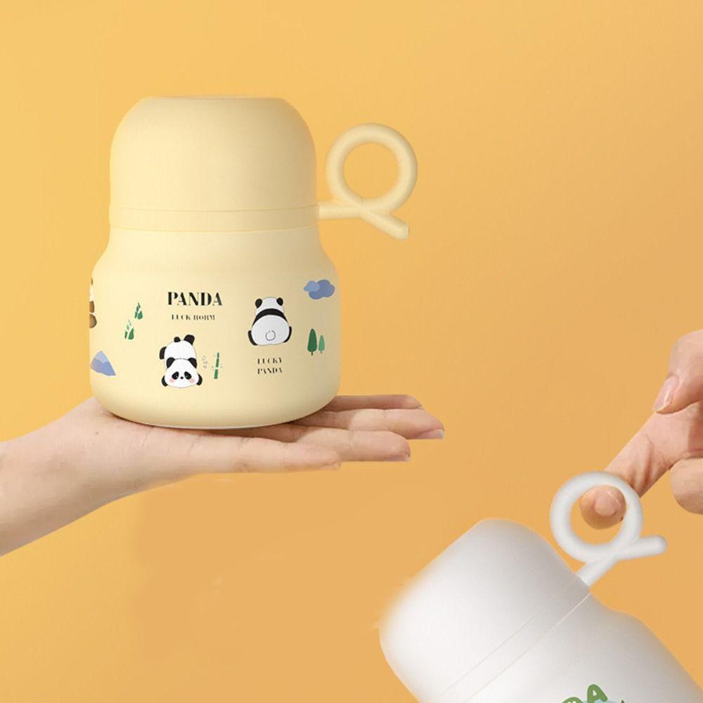 Stainless Steel Stainless Steel Panda Stew Cup Large Capacity Insulated Pot  Student