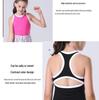 Quick-Dry Girls' Summer Yoga Vest with Chest Pads - High-Elastic and Skin-Friendly Fitness Top