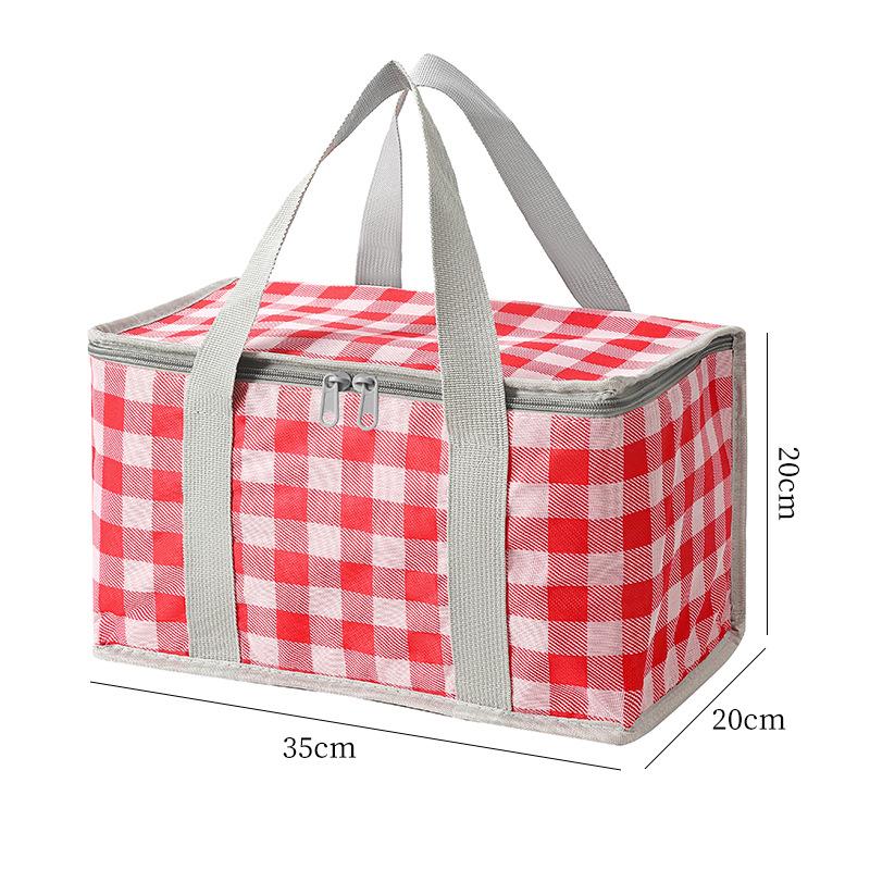 Waterproof Insulated Picnic Bag - Large Capacity Lunch Box with Cold/Fresh Keeping Features