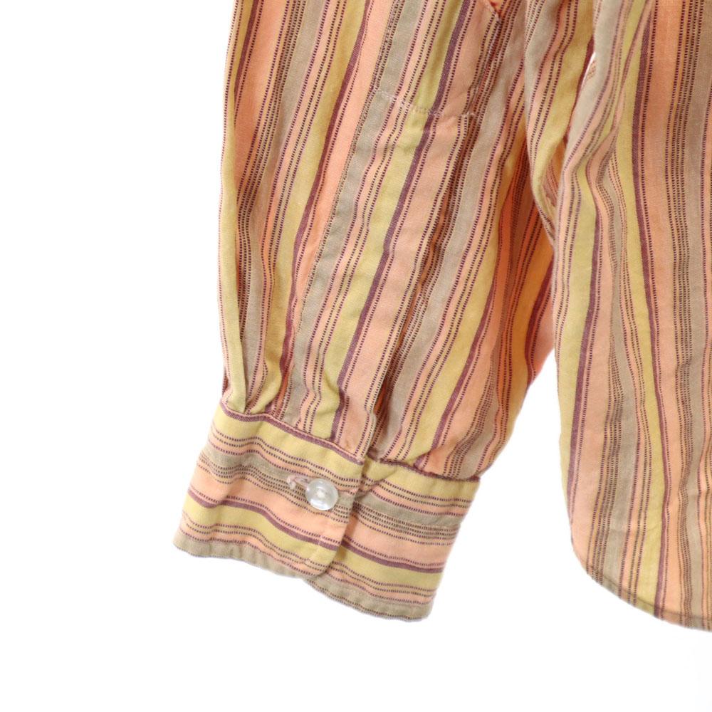 GANT 60s 70s vintage Striped Pattern Long sleeve shirt Brown Men's Used