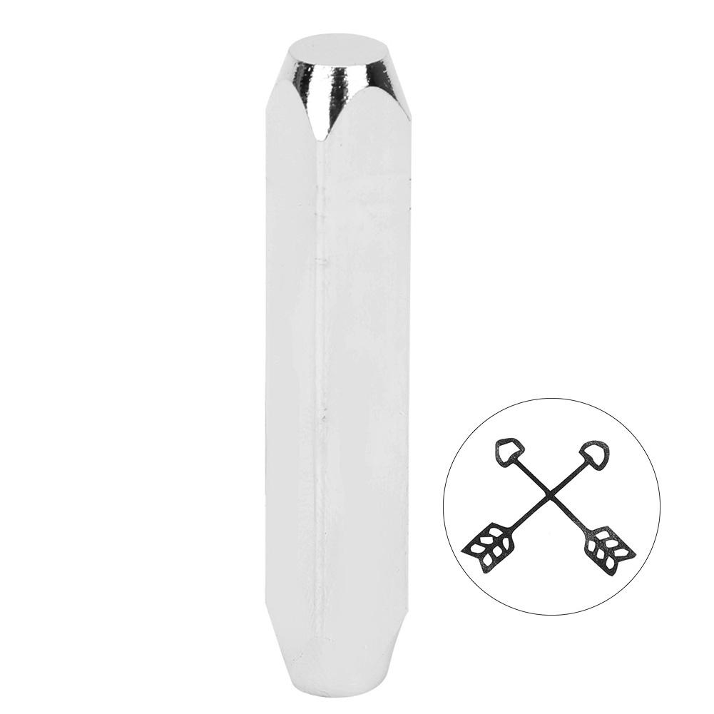 

6mm 1 4in Carbon Steel Design Stamp Punch Stamping Tool for DIY Leather Wood Jewelry Craft Arrow