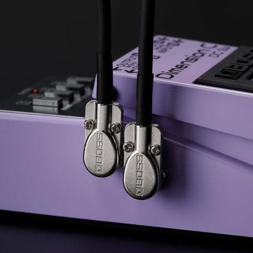 BOSS BPC-4 Patch Cable, 10cm, LL-Type Plugs, 24K Gold-Plated, Space-Saving